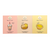 the wee bean 3pcs enamel pins set in Boba Tea, Dim Sum Hargow Siu Mai and Egg Tart