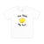 the wee bean organic cotton kids toddler tee t-shirt in egg tart